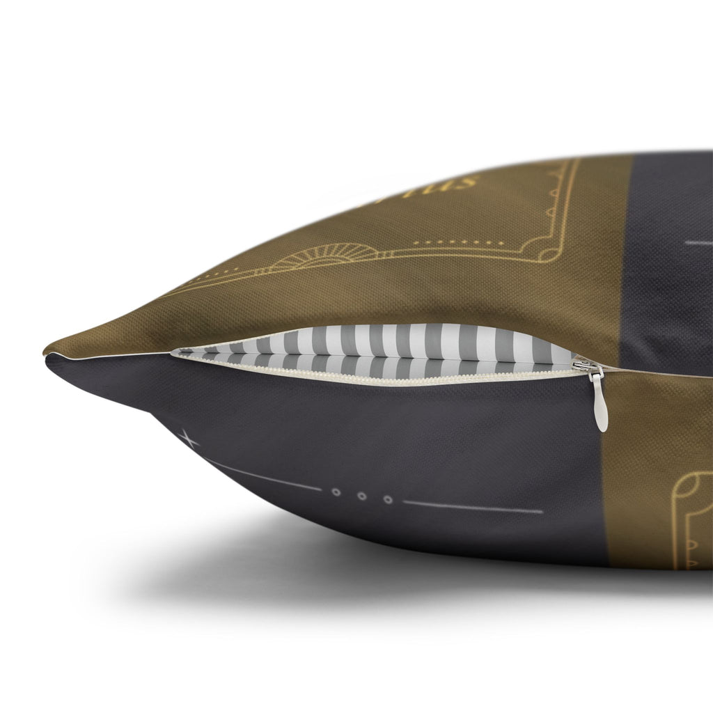 Personalized Zodiac Pillow Cover - Custom Astrology Throw Pillow with Name, Birthday, Sign and Element