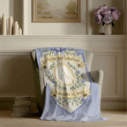 Personalized Monogram Blanket - Custom Wedding or Anniversary Gift with Names and Date