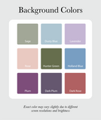 Personalized Birth Flower Blanket - Custom Gift with Name, Date and Vintage Botanical Design